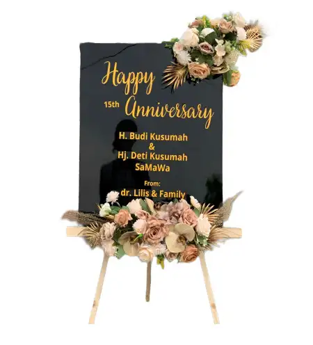 Papan Bunga Akrilik Ballroom Wedding Gading Serpong