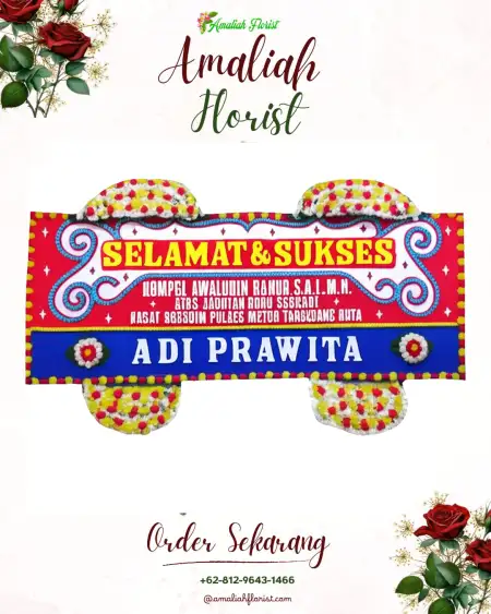 Papan Bunga Ucapan Selamat Ballroom Wedding Gading Serpong